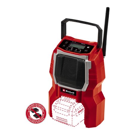 Einhell Akku-Radio TC-RA 18 Li BT - Solo