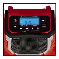 Einhell Akku-Radio TC-RA 18 Li BT - Solo