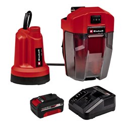Einhell Akku-Klarwasserpumpe GE-SP 18 LL Li mit Akku 4,0Ah