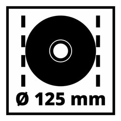 Einhell Winkelschleifer TC-AG 125/850 Kit