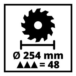 Einhell Zug-Kapp-Gehrungssäge TC-SM 254