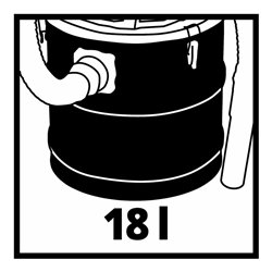 Einhell Aschesauger TC-AV 1718 D