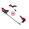 Einhell Akku-Heckenschere inkl. 2,5 Ah Starter-Kit + Akku-Rasentrimmer