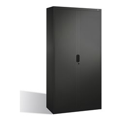 C+P Aktenschrank Omnispace mit Rollladen und 5 Ordnerhöhen Schwarzgrau