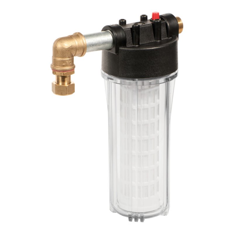 Roller Feinfilter mit Filtereinsatz 90µm zum Spülen von Fußboden- und Wandflächenheizungen