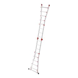 Hailo M80, Aluminium-Multifunktionsleiter, 4x5 Sprossen