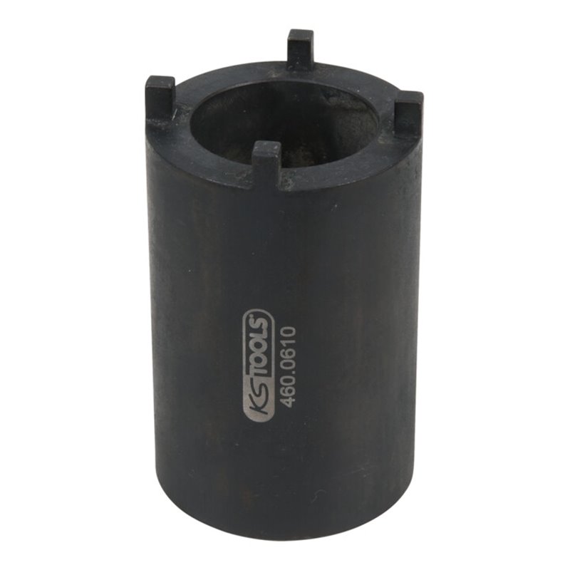 KS Tools 1/2 Zoll DAF Nutmuttern-Schlüssel für Lenkgestänge-Befestigung mit 4 Zapfen, 52 mm