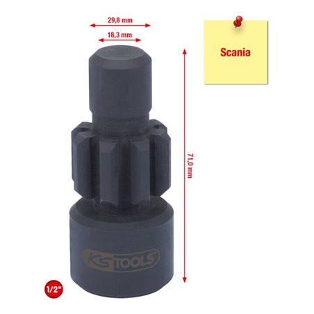 KS Tools 1/2 Zoll Motor-Durchdrehvorrichtung für Scania