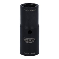 KS Tools 1/2 Zoll Spezial-Alu-Felgen 2 in 1 Kraft-Stecknuss für Ford, 20,5 / 21,5 mm