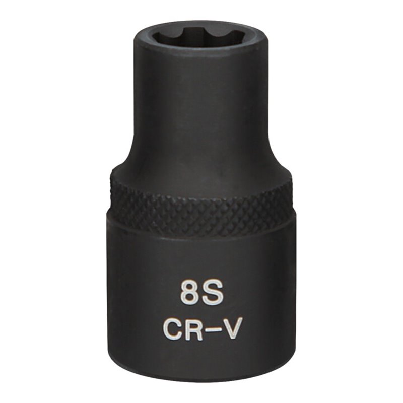 KS Tools 1/2 Zoll RIBE-Kraft-Stecknuss, kurz, M8S