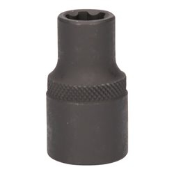 KS Tools 1/2 Zoll RIBE-Kraft-Stecknuss, kurz, M8S