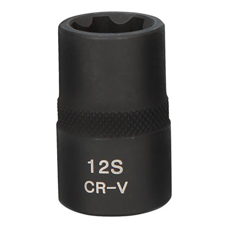 KS Tools 1/2 Zoll RIBE-Kraft-Stecknuss, kurz, M12S