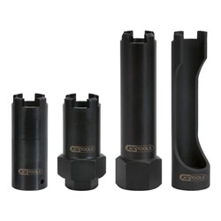 KS Tools Druckschrauben-Zapfenstecknuss-Satz für Mercedes und MAN, 4-tlg