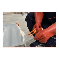 KS Tools Kunststoff-Klammer mit Schutzisolierung, klein, 67 mm