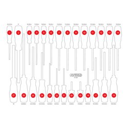 KS Tools Leere Schaumstoffeinlage zu 811.0027