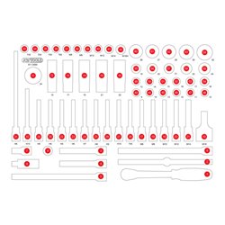 KS Tools Leere Schaumstoffeinlage zu 811.0064