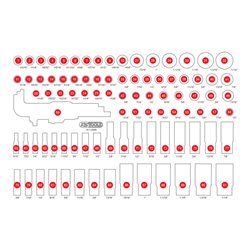 KS Tools Leere Schaumstoffeinlage zu 811.0099