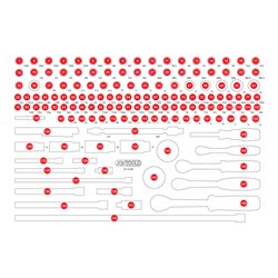 KS Tools Leere Schaumstoffeinlage zu 811.0148