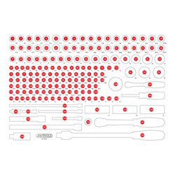 KS Tools Leere Schaumstoffeinlage zu 811.0167