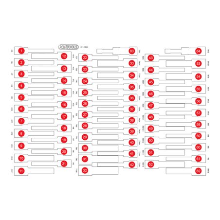 KS Tools Leere Schaumstoffeinlage zu 811.1064
