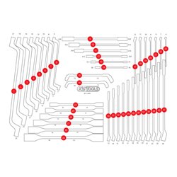 KS Tools Leere Schaumstoffeinlage zu 811.1041