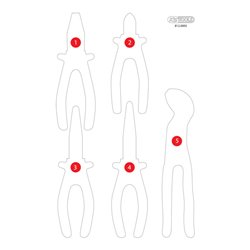 KS Tools Leere Schaumstoffeinlage zu 812.0005