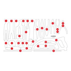 KS Tools Leere Schaumstoffeinlage zu 813.0030