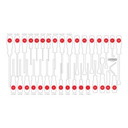 KS Tools Leere Schaumstoffeinlage zu 813.0033