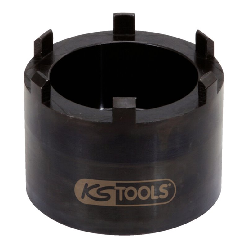 KS Tools 3/4 Zoll Nutmuttern-Schlüssel mit 6 Zapfen, D. 50/70 mm