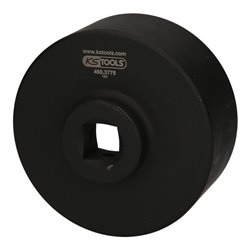 KS Tools 3/4 Zoll Nutmuttern-Schlüssel mit 4 Zapfen für Volvo, Innenzapfen D. 89 mm