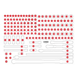 KS Tools Leere Schaumstoffeinlage zu 821.0149