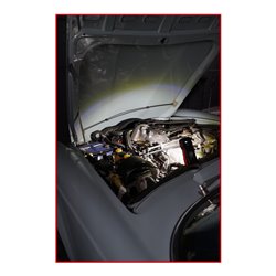 KS Tools Mobile Werkstatt-Handlampe, 500 Lumen, mit Bluetooth Lautsprecher, knickbar