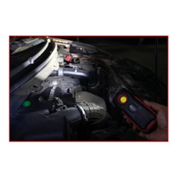 KS Tools Mobile Werkstatt-Handlampe, 500 Lumen, mit Bluetooth Lautsprecher, knickbar