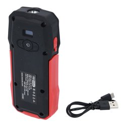 KS Tools Mobile Werkstatt-Handlampe, 500 Lumen, mit Bluetooth Lautsprecher, knickbar