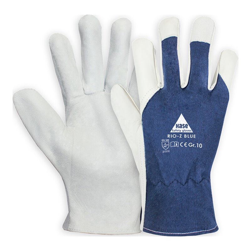 Hase Montagehandschuhe Rio-Z Blue Ziegennappaleder