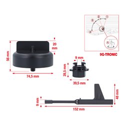 KS Tools Ölservice-Satz für Mercedes 9G-Tronic-Getriebe, 3-tlg