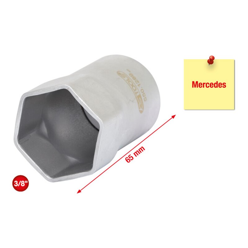 KS Tools Harnstoff-Serviceschlüssel für AdBlue Filter und Tanks, 45,5 mm