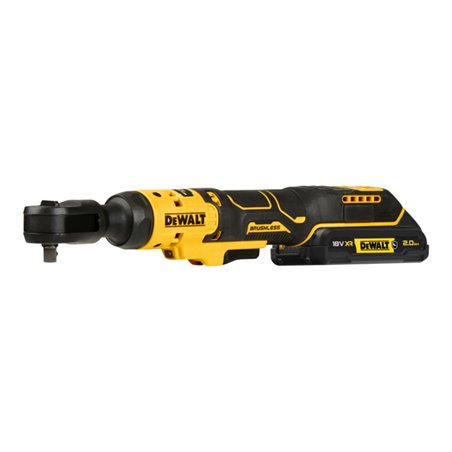 DEWALT 18V XR Akku-Ratsche, 3/8' (bürstenlos) inkl. 1x G-Akku (18 Volt / 2 Ah) DCF513D1G-QW