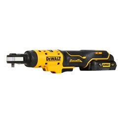 DEWALT 12V XR Akku-Ratsche, 1/4' (bürstenlos) inkl. 1x G-Akku (12 Volt / 3 Ah) DCF504L1G-QW