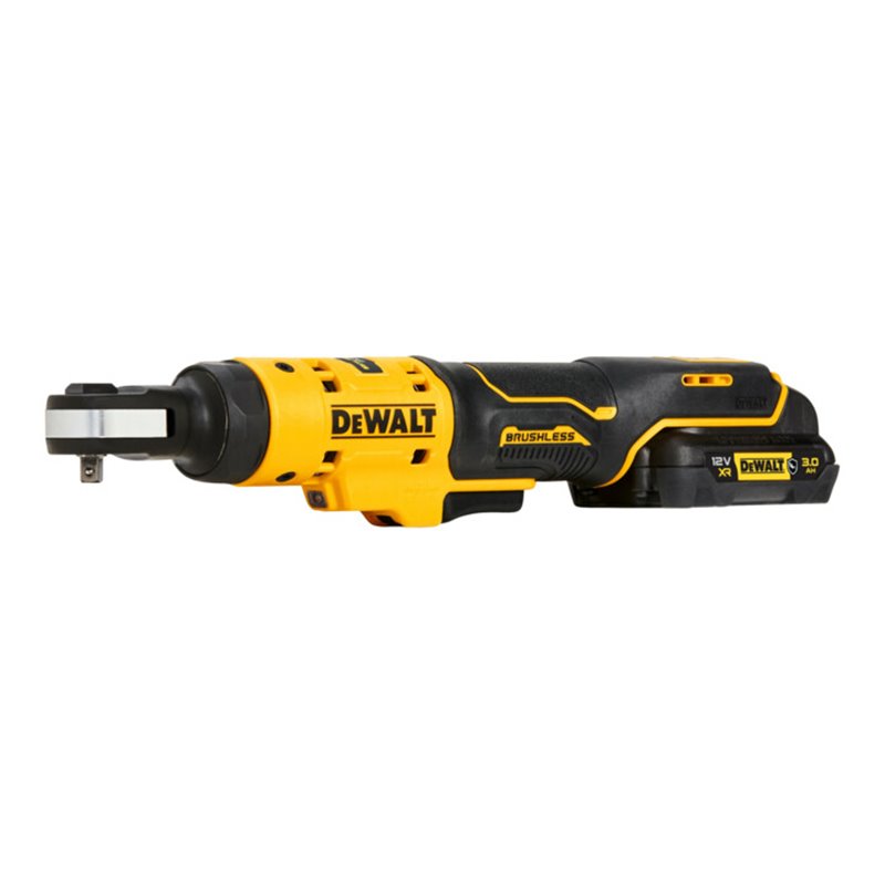 DEWALT 12V XR Akku-Ratsche, 1/4' (bürstenlos) inkl. 1x G-Akku (12 Volt / 3 Ah) DCF504L1G-QW