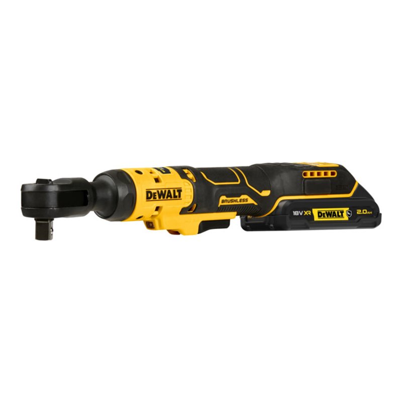 DEWALT 18V XR Akku-Ratsche, 1/2' (bürstenlos) inkl. 1x G-Akku (18 Volt / 2 Ah) DCF512D1G-QW