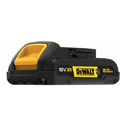 DEWALT 18 Volt / 2 Ah XR Ersatz-Akku mit speziellem Gehäuseschutz gegen Säuren und Chemikalen DCB183G-XJ