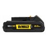 DEWALT 18 Volt / 2 Ah XR Ersatz-Akku mit speziellem Gehäuseschutz gegen Säuren und Chemikalen DCB183G-XJ