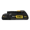 DEWALT 18 Volt / 2 Ah XR Ersatz-Akku mit speziellem Gehäuseschutz gegen Säuren und Chemikalen DCB183G-XJ