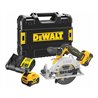 DEWALT 12 Volt / 5 Ah Akku-Handkreissäge , 47mm Schnitttiefe DCS512P2-QW