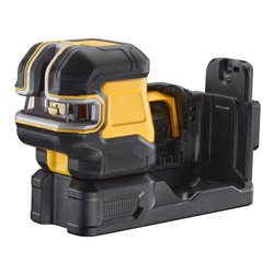 DEWALT 5 Punkt Kreuzlinien-Laser grün (1 x H / 1 x V / Lot oben & unten / 3 x H Punkte) DCE825NG18-XJ