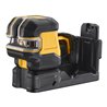 DEWALT 5 Punkt Kreuzlinien-Laser grün (1 x H / 1 x V / Lot oben & unten / 3 x H Punkte) DCE825NG18-XJ