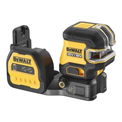 DEWALT 5 Punkt Kreuzlinien-Laser grün (1 x H / 1 x V / Lot oben & unten / 3 x H Punkte) DCE825NG18-XJ
