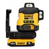 DEWALT 18 Volt Akku-Multilinienlaser 3x360°, 2Ah DCLE34031D1-QW