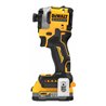 DEWALT 18V XR Akku-Schlagschrauber 1/4' (bürstenlos), max. 206 Nm, inkl. 2x Powerstack Akku (18 Volt / 1,7 Ah) mit Pouch-Akku Te
